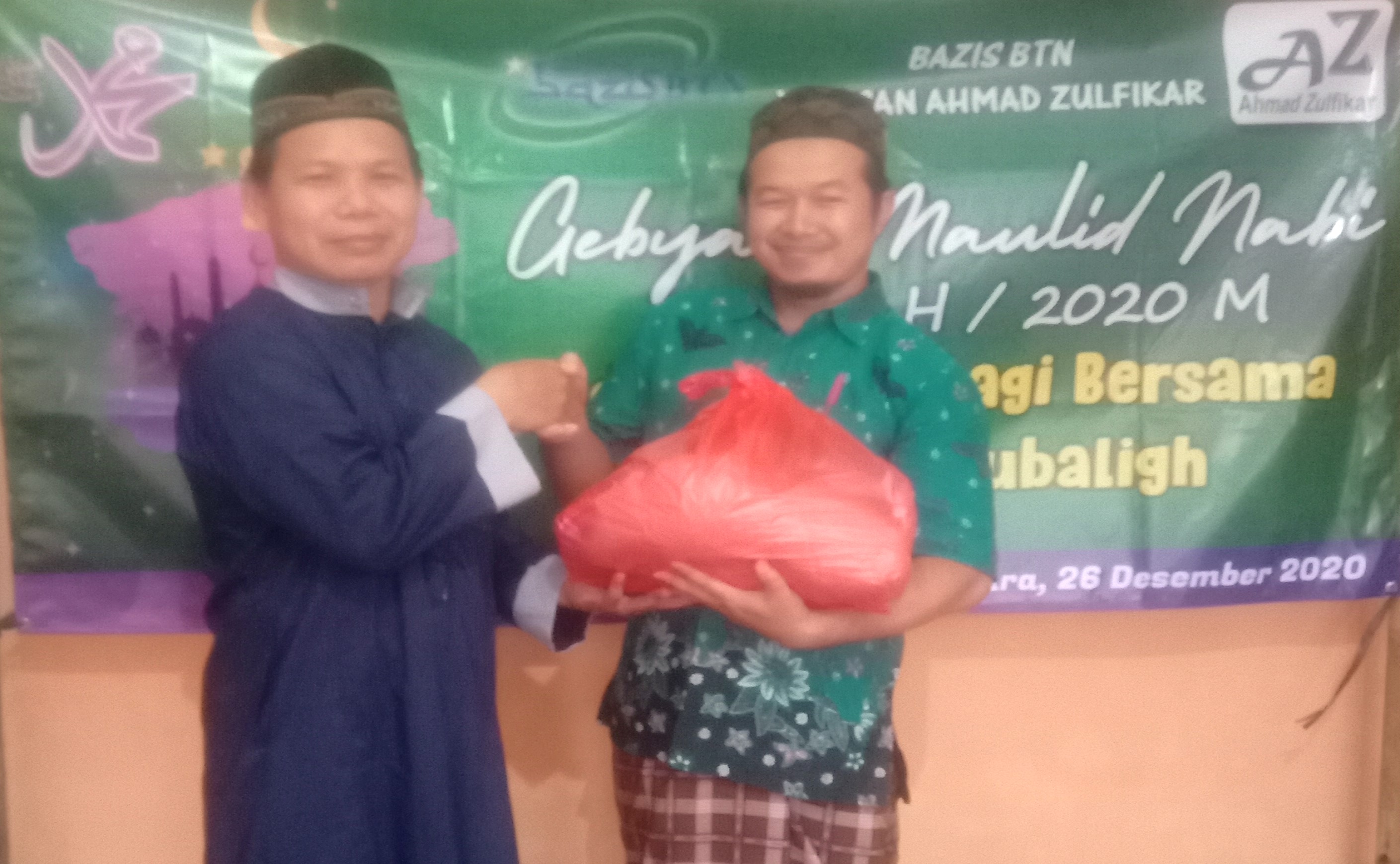 GEBYAR MAULID NABI SAW 2020 M - 1442 H (indahnya berbagi bersama ustad guru ngaji)