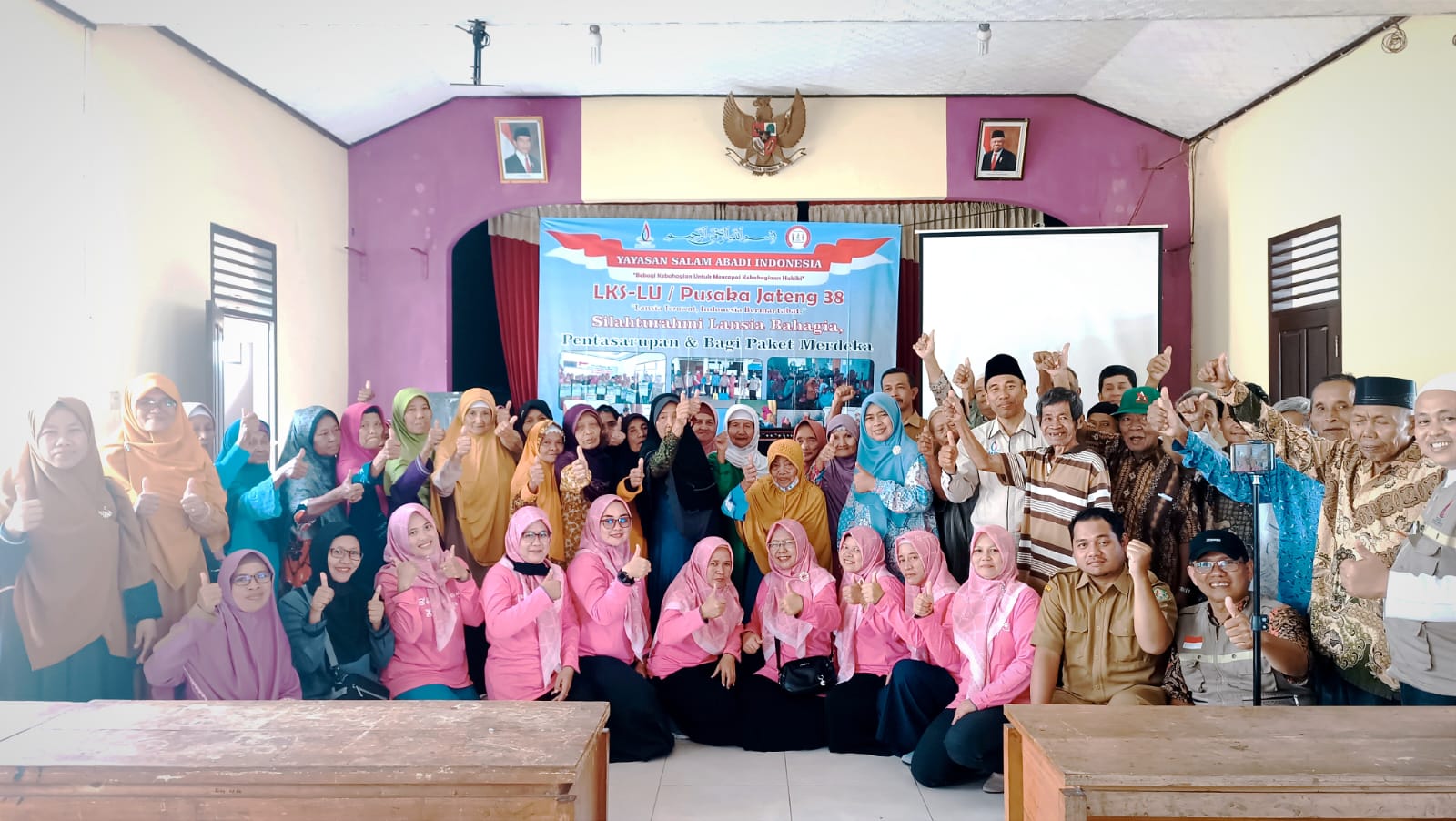 Silaturahim Bersama Mbah Kakung Mbah Putri Grup 1 Blambangan | YASIN