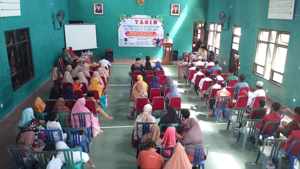 Santunan Bersama Kepala Dinas Sosial Banjarnegara